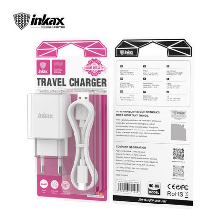 CHARGEUR INKAX TYPE C HC-06 2.1A