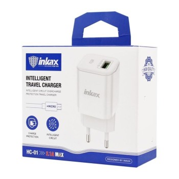 CHARGEUR INKAX 2.1A USB MICRO