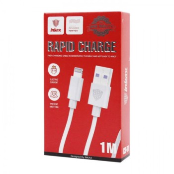 CABLE CHARGEUR INKAX IPHONE 2.1A 1M