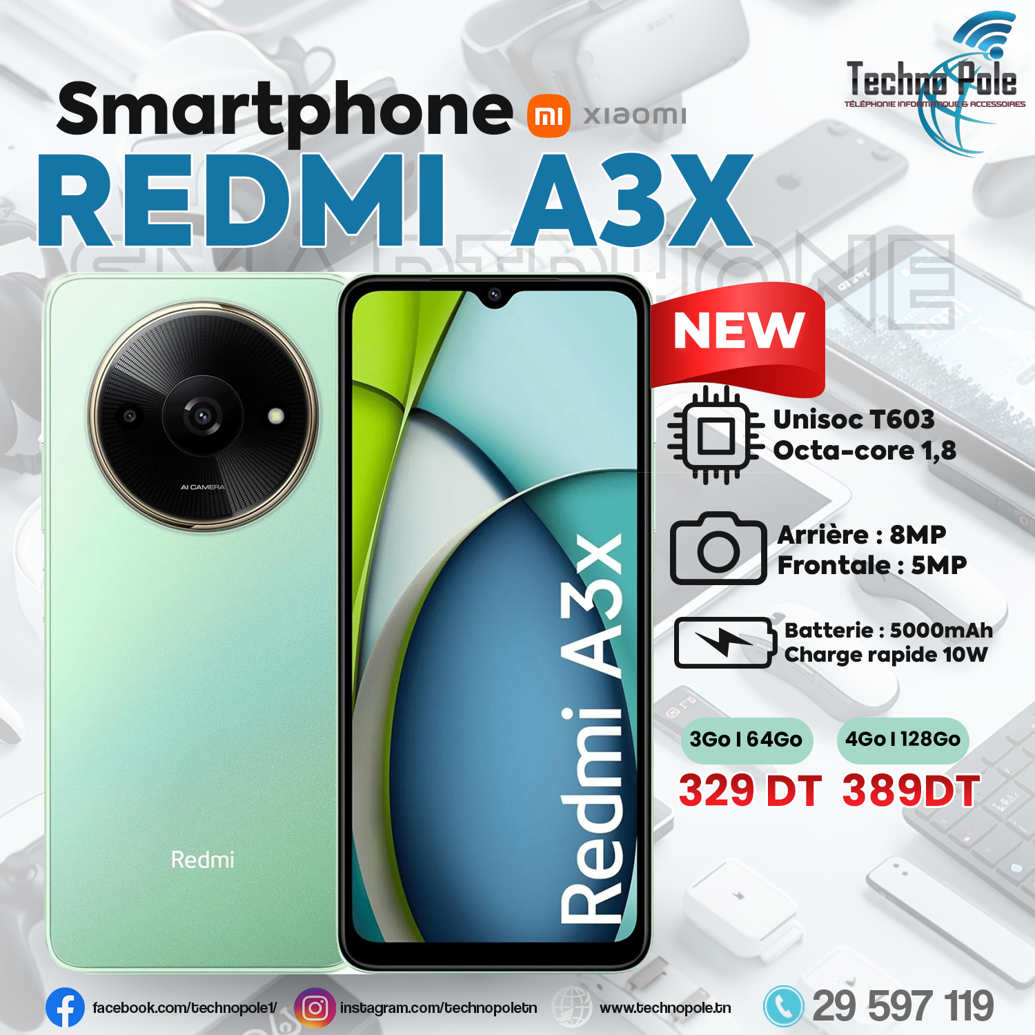 smartphone redmi a3x